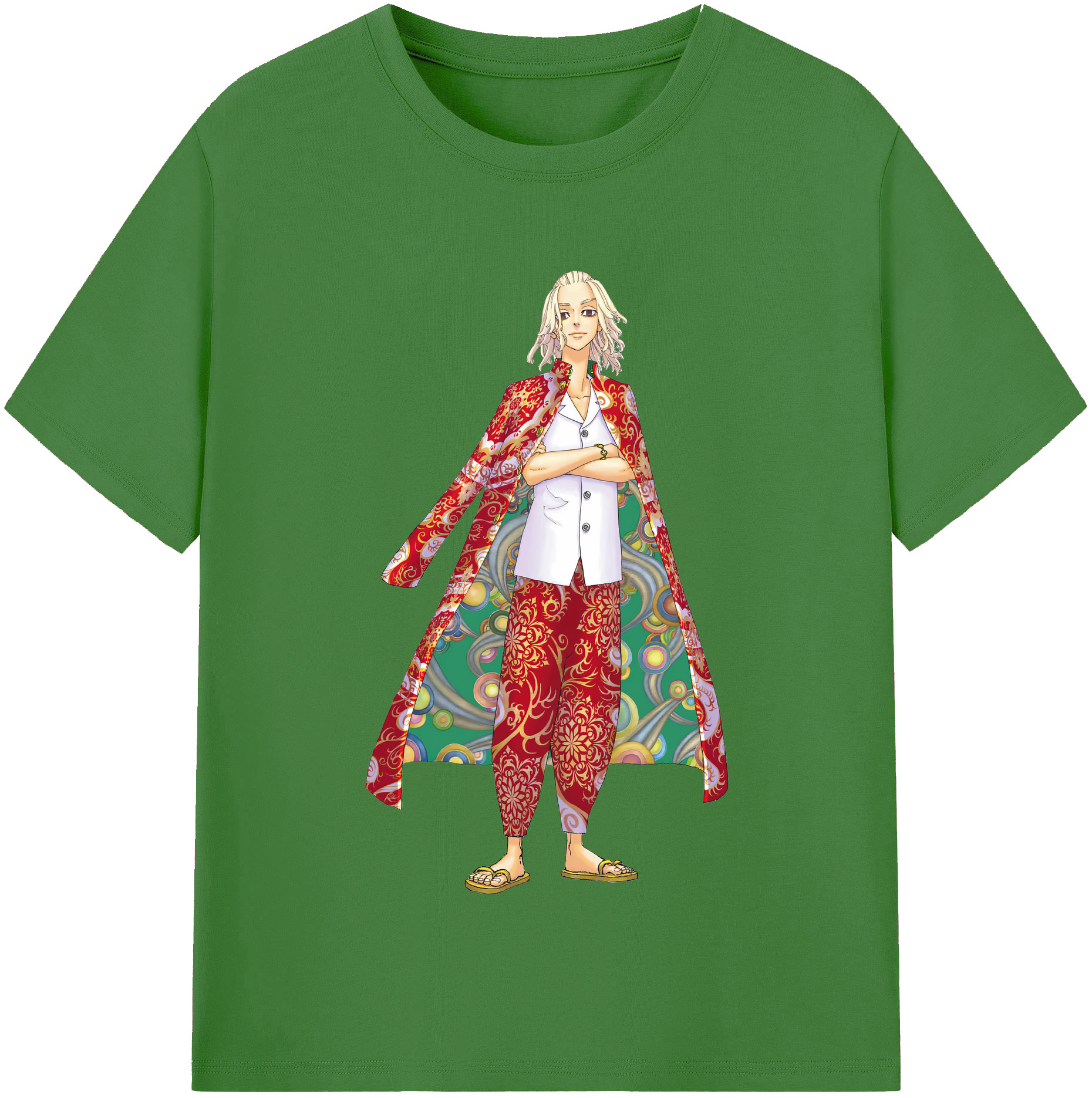 （画像用） 東京リベンジャーズ Tokyo Revengers レディースカジュアルプリントTシャツ（綿100％）